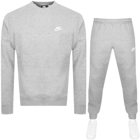 Product Image for Nike Crew Neck Club Tracksuit Grey