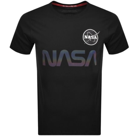 Recommended Product Image for Alpha Industries Nasa Reflective T Shirt Black