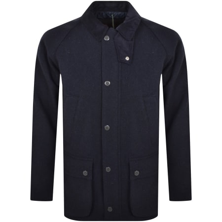 Product Image for Barbour Bedale Wool Jacket Navy