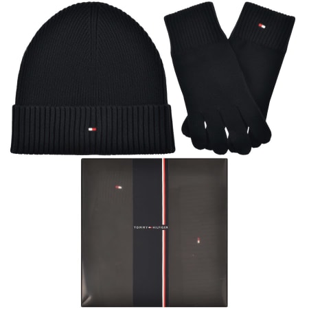 Product Image for Tommy Hilfiger Beanie And Gloves Gift Set Navy