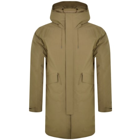 Product Image for CP Company Micro M Down Long Jacket Khaki