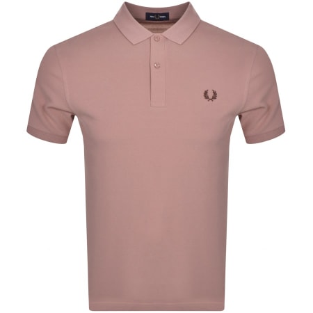Recommended Product Image for Fred Perry Plain Polo T Shirt Pink