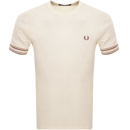 Product Image for Fred Perry Bold Tipping T Shirt Cream