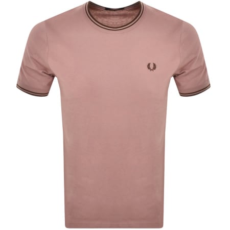 Product Image for Fred Perry Twin Tipped T Shirt Pink