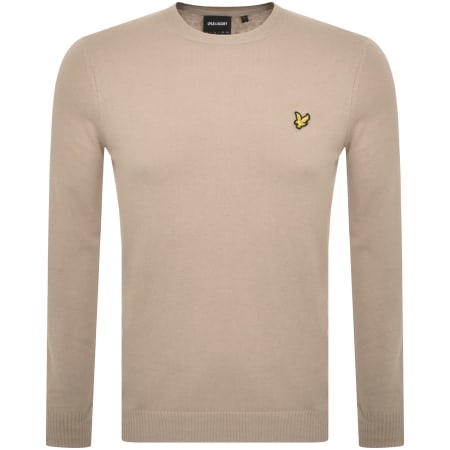 Recommended Product Image for Lyle And Scott Crew Neck Merino Knit Jumper Beige