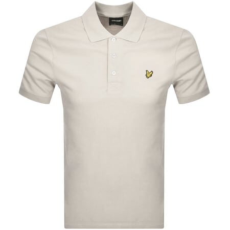 Product Image for Lyle And Scott Short Sleeved Polo T Shirt Beige