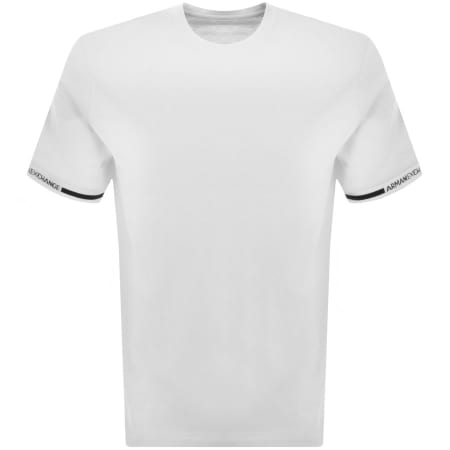 Product Image for Armani Exchange Short Sleeve Tipped T Shirt White