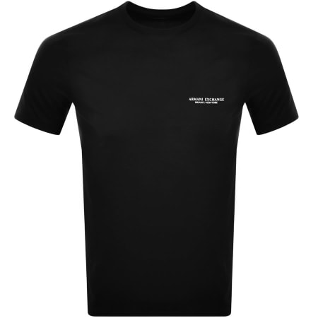 Product Image for Armani Exchange Crew Neck Logo T Shirt Black