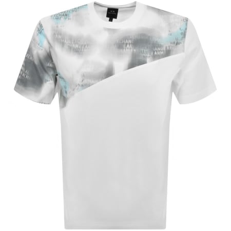 Product Image for Armani Exchange Crew Neck Logo T Shirt White