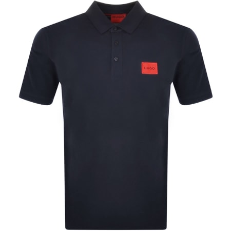 Recommended Product Image for HUGO Dereso 222 Polo T Shirt Navy