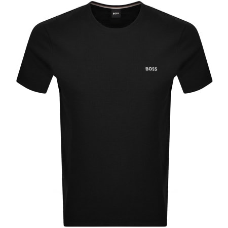 Product Image for BOSS Waffle T Shirt Black