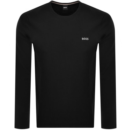 Product Image for BOSS Lounge Long Sleeve T Shirt Black