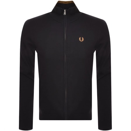 Product Image for Fred Perry Classic Knit Full Zip Cardigan Black