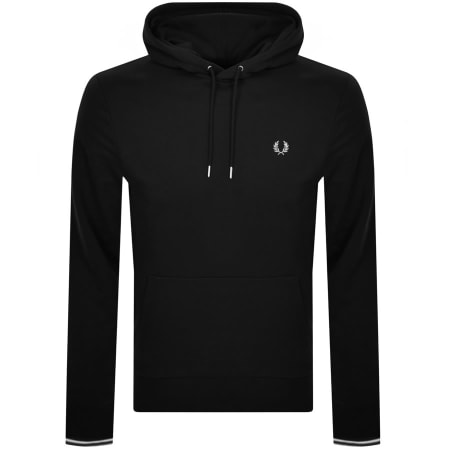 Product Image for Fred Perry Tipped Logo Hoodie Black