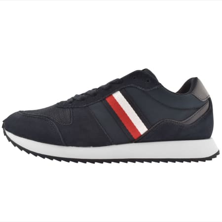 Recommended Product Image for Tommy Hilfiger Runner Evo Mix Trainers Navy