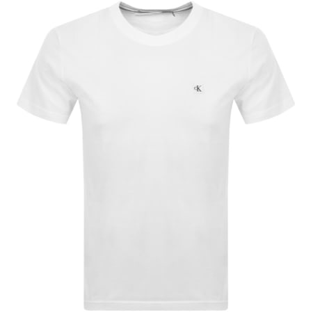 Recommended Product Image for Calvin Klein Jeans Embroidered Logo T Shirt White