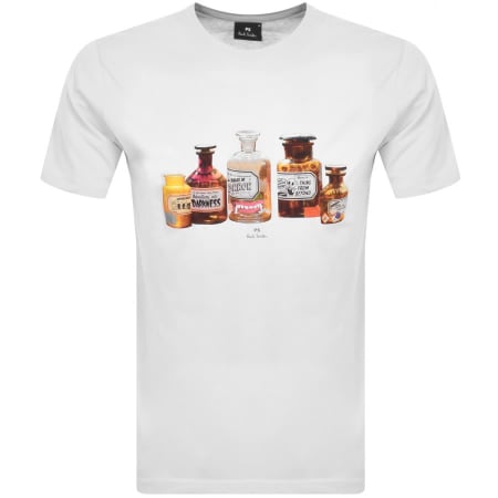 Product Image for Paul Smith Bottles T Shirt White