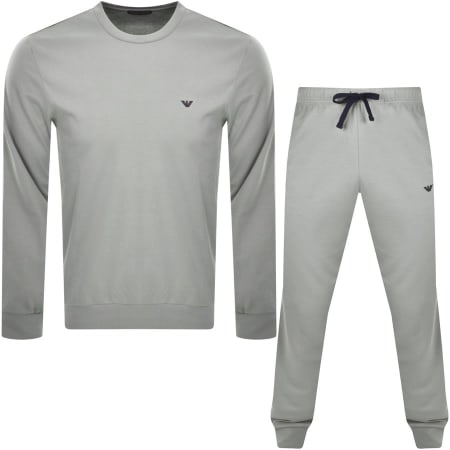 Recommended Product Image for Emporio Armani Long Sleeved Lounge Set Grey