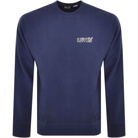 Product Image for Levis Relaxed Graphic Sweatshirt Navy