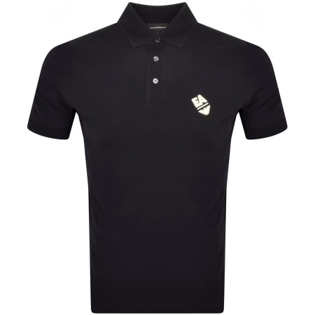 Product Image for Emporio Armani Short Sleeved Polo T Shirt Navy