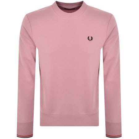 Product Image for Fred Perry Crew Neck Sweatshirt Pink