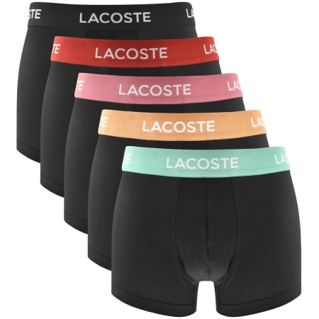 Product Image for Lacoste Underwear Five Pack Trunks Black