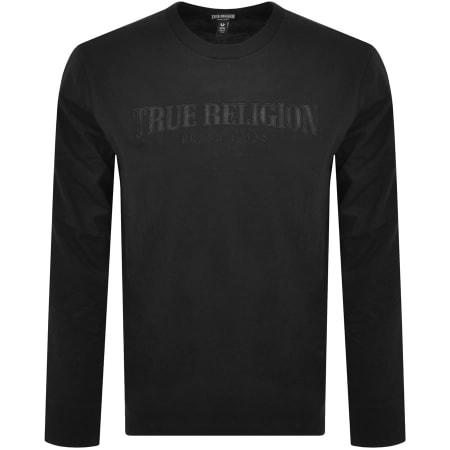 Product Image for True Religion Long Sleeve Arch T Shirt Black