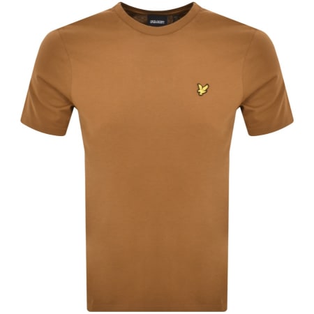 Product Image for Lyle And Scott Crew Neck T Shirt Brown