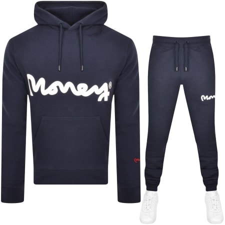Product Image for Money Chop Sig Ape Hooded Tracksuit Navy
