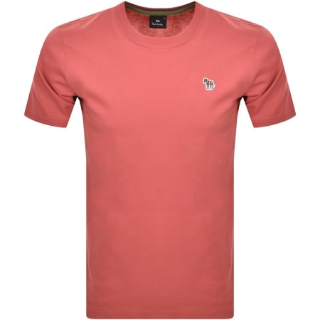 Product Image for Paul Smith Zebra Badge T Shirt Red