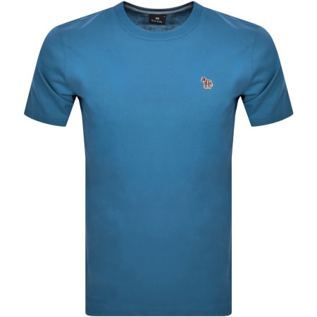 Product Image for Paul Smith Zebra Badge T Shirt Blue
