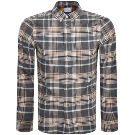 Product Image for Paul Smith Check Long Sleeve Shirt Black