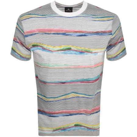 Product Image for Paul Smith Stripe T Shirt White
