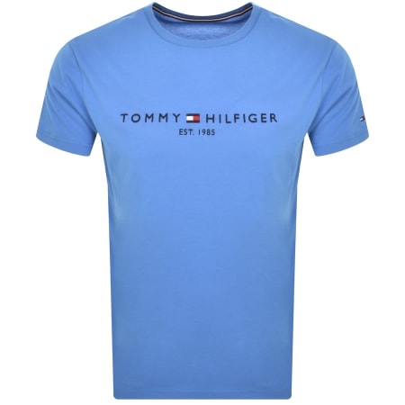 Recommended Product Image for Tommy Hilfiger Logo T Shirt Blue
