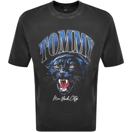 Product Image for Tommy Jeans College Tiger T Shirt Black