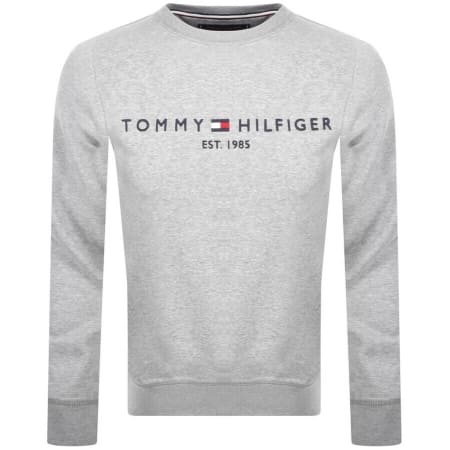 Recommended Product Image for Tommy Hilfiger Logo Sweatshirt Grey