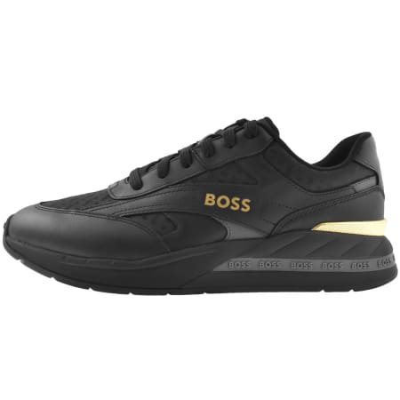 Product Image for BOSS Kurt Runn Trainers Black