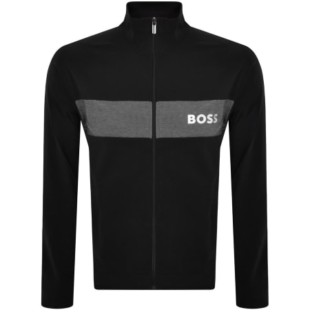 Product Image for BOSS Loungewear Full Zip Sweatshirt Black