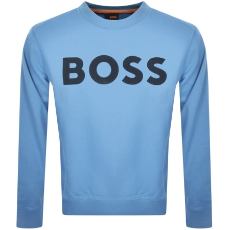 Product Image for BOSS We Basic Crew Neck Sweatshirt Blue