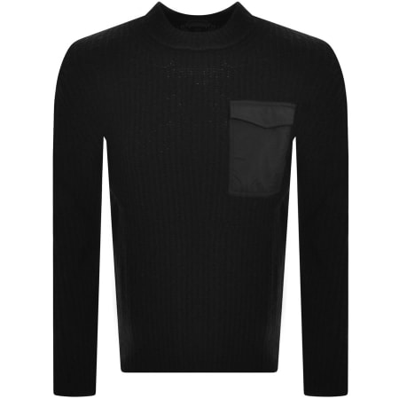 Recommended Product Image for BOSS Kaltamo Knit Jumper Black