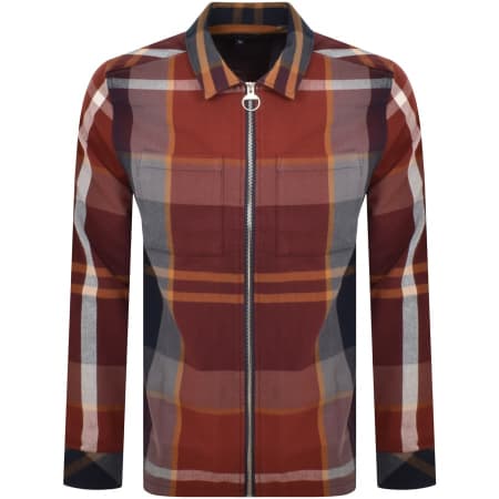 Product Image for Barbour Lannich Overshirt Jacket Red