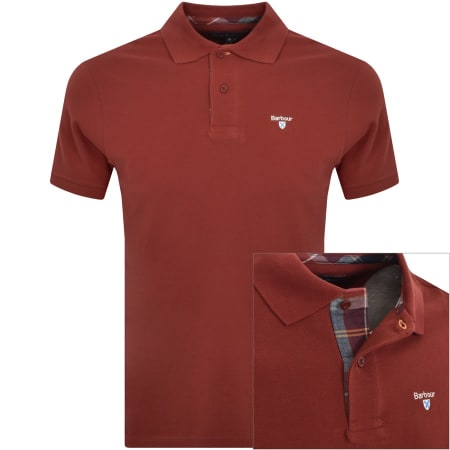 Product Image for Barbour Pique Polo T Shirt Red
