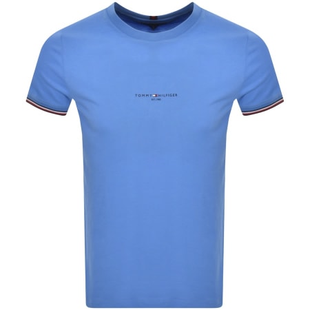 Product Image for Tommy Hilfiger Tipped T Shirt Blue