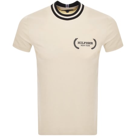 Product Image for Tommy Hilfiger Laurel Tipping T Shirt Cream