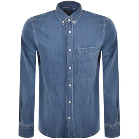 Product Image for Tommy Hilfiger Denim Long Sleeve Shirt Blue