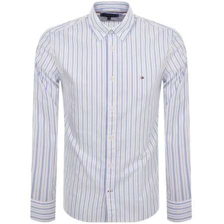 Product Image for Tommy Hilfiger Stripe Long Sleeve Shirt Blue