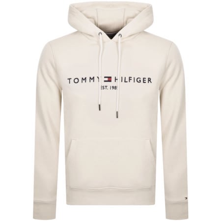 Recommended Product Image for Tommy Hilfiger Logo Hoodie Cream
