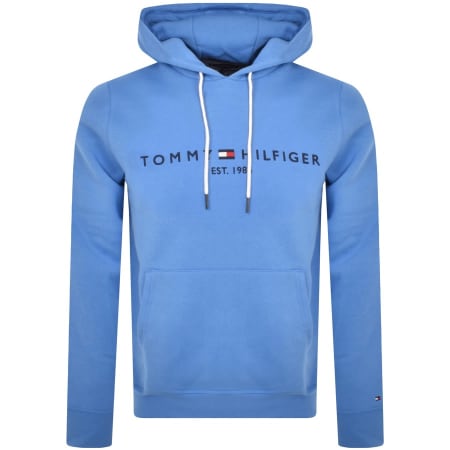 Product Image for Tommy Hilfiger Logo Hoodie Blue