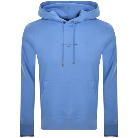 Product Image for Tommy Hilfiger Logo Tipped Hoodie Blue