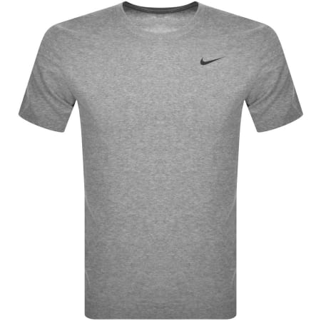 Product Image for Nike Training Crew Neck Logo T Shirt Grey